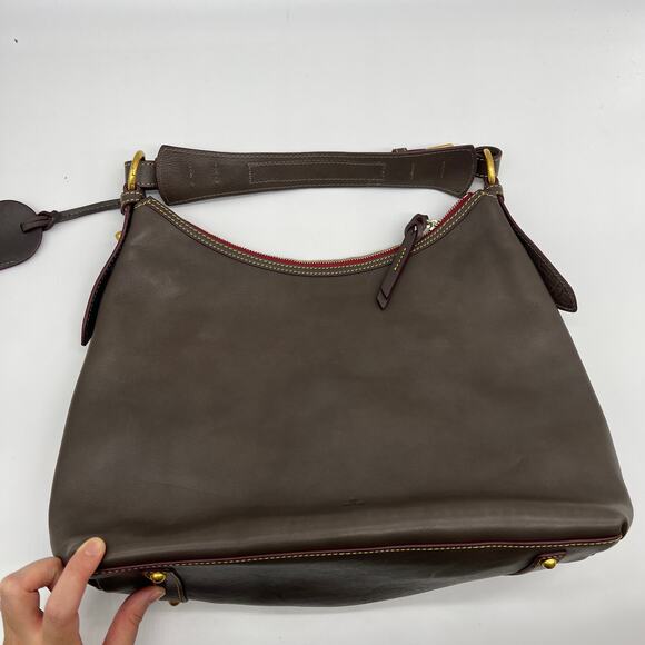 Dooney & Bourke Archives Florentine Medium Lucy Hobo Women Handbags Charcoal - Picture 2 of 16